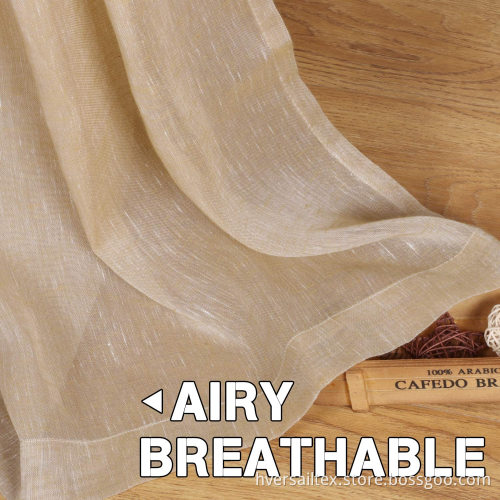 2-Pairs Taffy Semi-Sheers Light Filtering Curtains